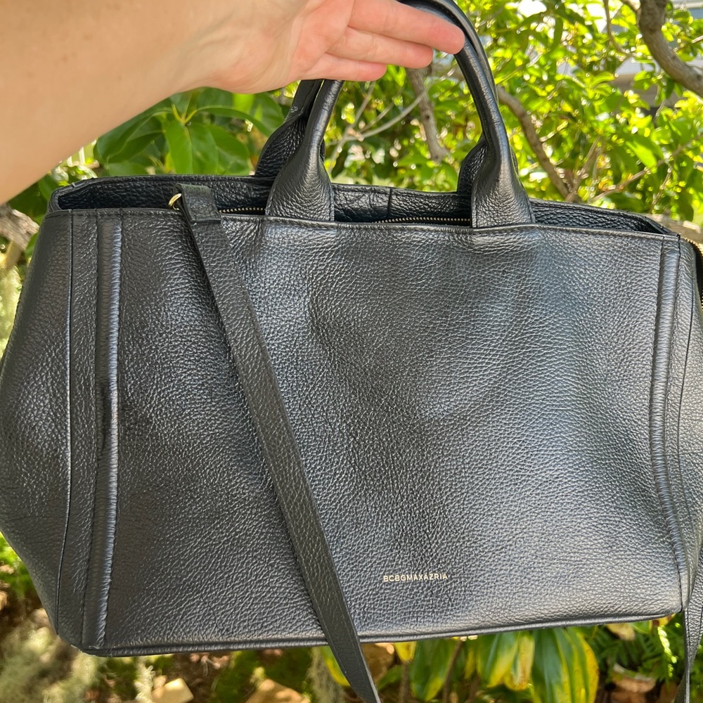 BCBG MaxAzria Leather Satchel